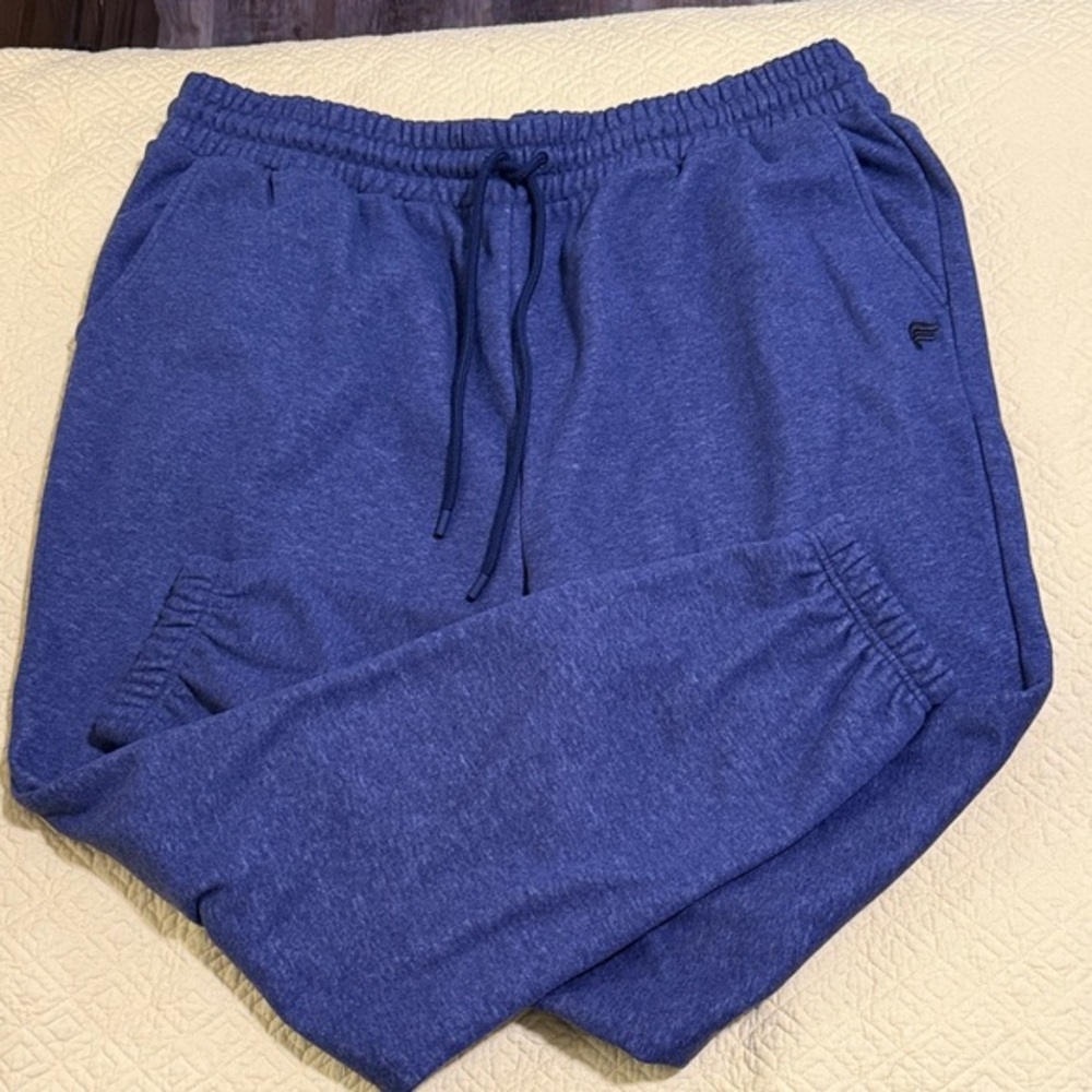 Fabletics Plus Size Heavyweight Joggers XXL/1X  Navy Blue NWOT